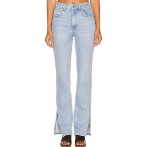 Revolve GRLFRND Harlow High Rise Boot Slit Size 27